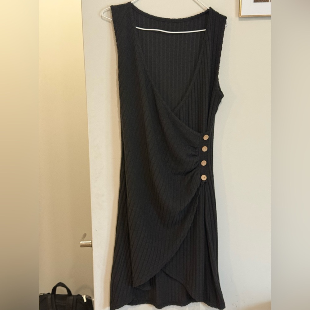 🔥Elegant Black Sleeveless Dress